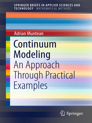 cover image of Continuum Modeling